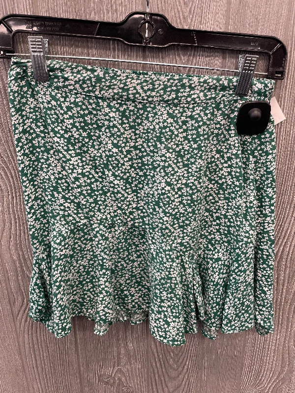 women's designer floral skirtsSkirt Mini & Short By Wishlist In Green, Size: S