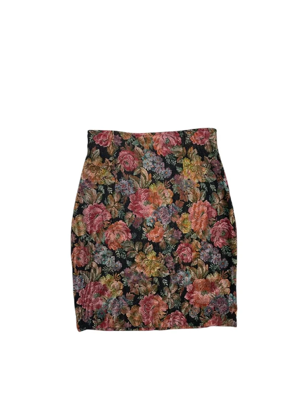 women's tiered skirtsSkirt Midi By Limited In Floral Print, Size: 4