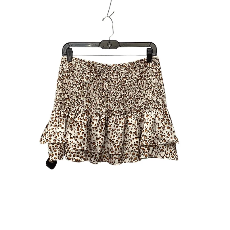 women's pencil skirtsSkirt Midi By Glam In Animal Print, Size: L