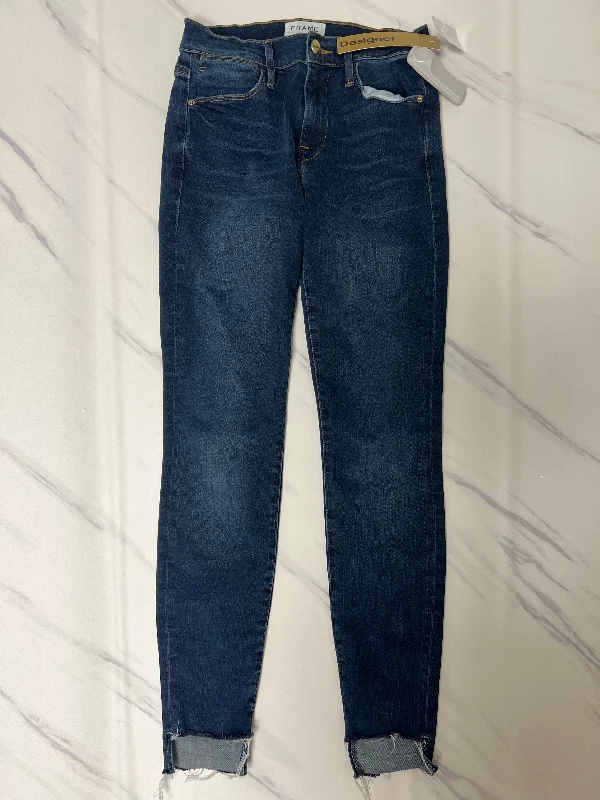 women's ripped denim jeansJeans Skinny By Frame  Size: 0