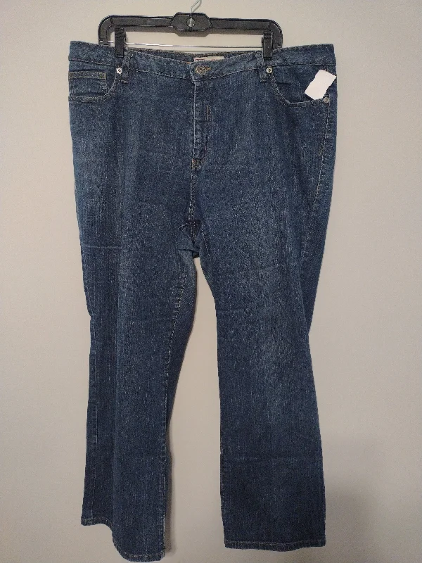 women's dark denim jeansJeans Straight By Faded Glory  Size: 22