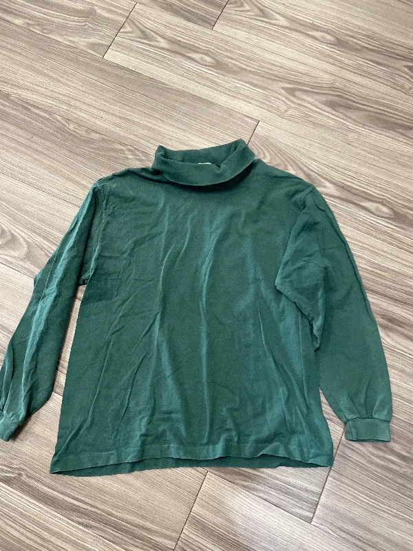 women's long sleeve tops for galasTop Long Sleeve By Clothes Mentor In Green, Size: M