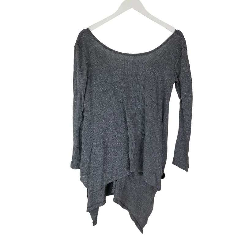 affordable women's long sleeve topsTop Long Sleeve Basic By We The Free In Grey, Size: Xs