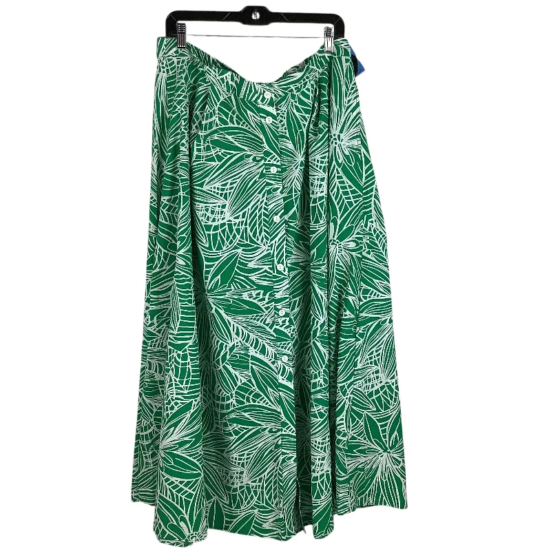 women's high-slit skirtsSkirt Maxi By Target In Green, Size: Xl