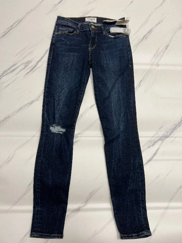 women's denim jeans with adjustable waistbandsJeans Designer By Frame  Size: 0