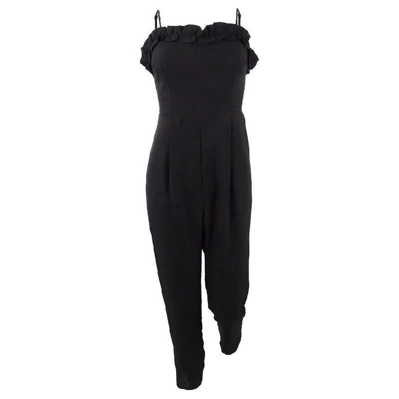 women's jumpsuits for yoga19 Cooper Women's Ruffle-Trim Jumpsuit