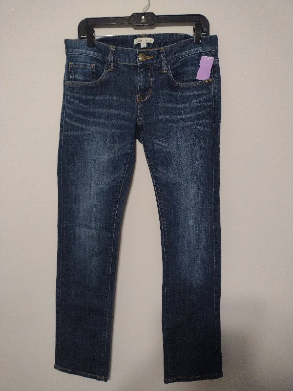 women's denim jeans with distressed back pocketsJeans Straight By Cabi  Size: 4