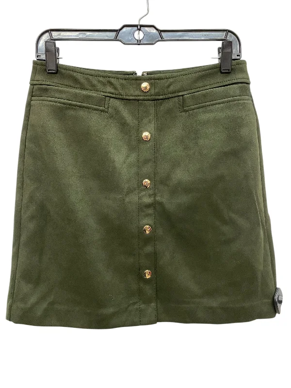 women's travel-friendly cocktail skirtsSkirt Mini & Short By Loft In Green, Size: 4