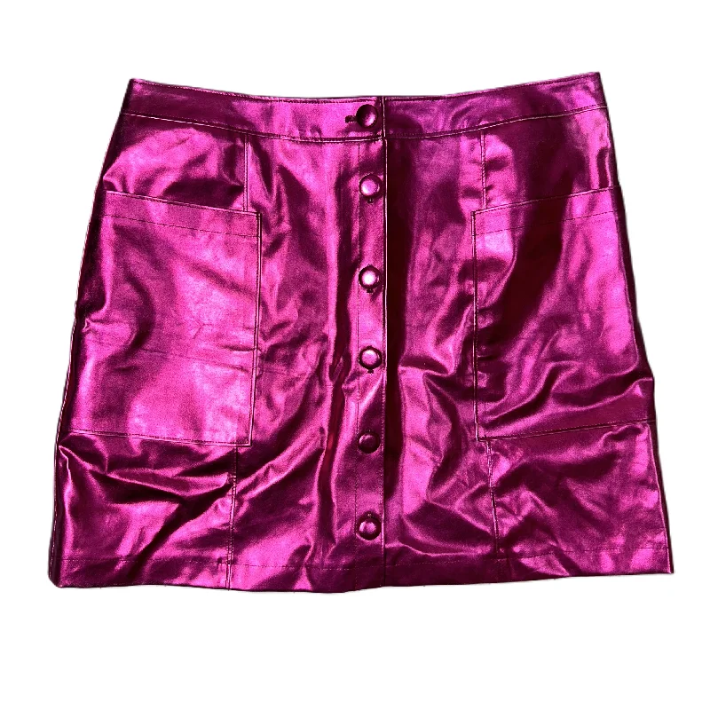 women's winter velvet skirtsSkirt Mini & Short By Maeve In Pink, Size: Xl