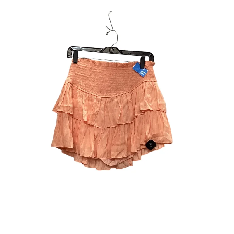 women's circle skirtsSkirt Midi By Mustard Seed In Orange, Size: M