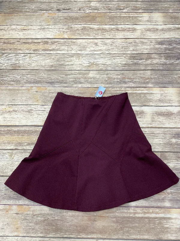 women's linen skirtsSkirt MIDI By White House Black Market In Maroon, Size: S