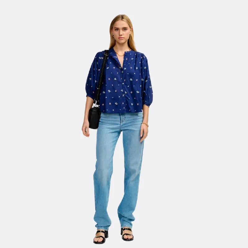 women's tops for those who want to stay on top of the latest fashion trends and wear pieces that are both stylish and on-trendInk Blouse (Combo A)