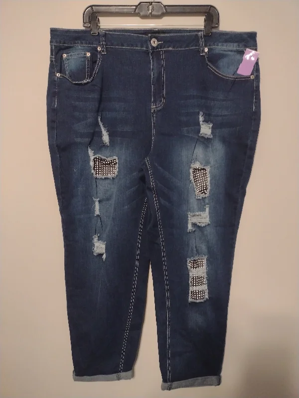 women's denim jeans with zipper-fly closureJeans Skinny By Ashley Stewart  Size: 22