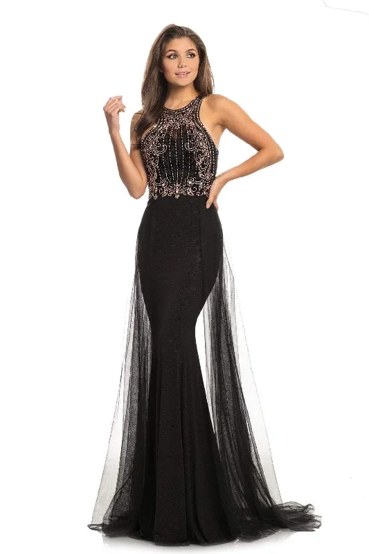 women's bridesmaid dressesJohnathan Kayne - Beaded Sparkly Evening Dress 9071SC