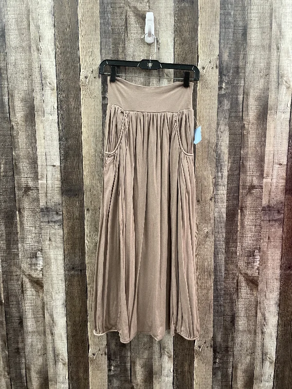 women's denim midi skirtsSkirt Maxi By Garnet Hill In Tan, Size: Sp