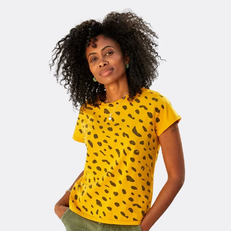 women's tops for those who believe in expressing their individuality through fashionJaguar Classic Tee (Marigold)