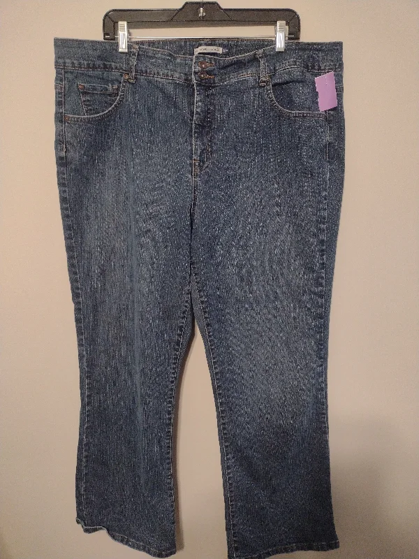 women's black denim jeansJeans Straight By Bandolino  Size: 22