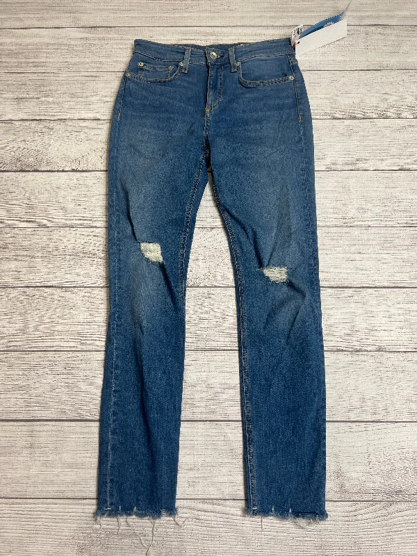 women's denim jeans with ripped kneesJeans Designer By Rag & Bones Jeans  Size: 2/26