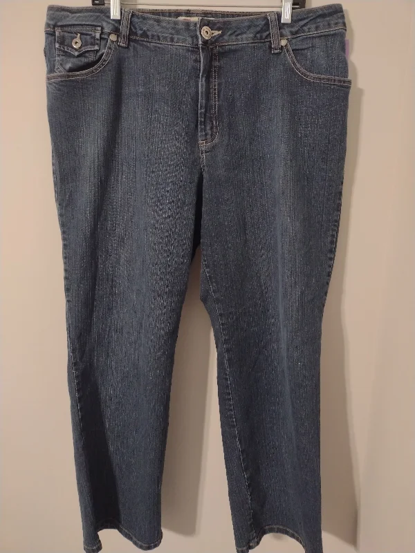 women's flare denim jeansJeans Straight By Faded Glory  Size: 2x