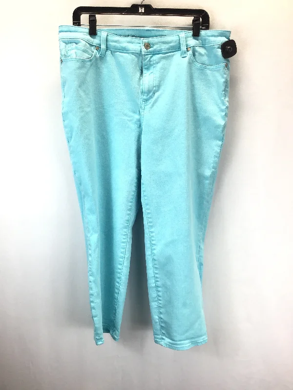 women's denim jeans with rhinestonesJeans Straight By Talbots  Size: 14