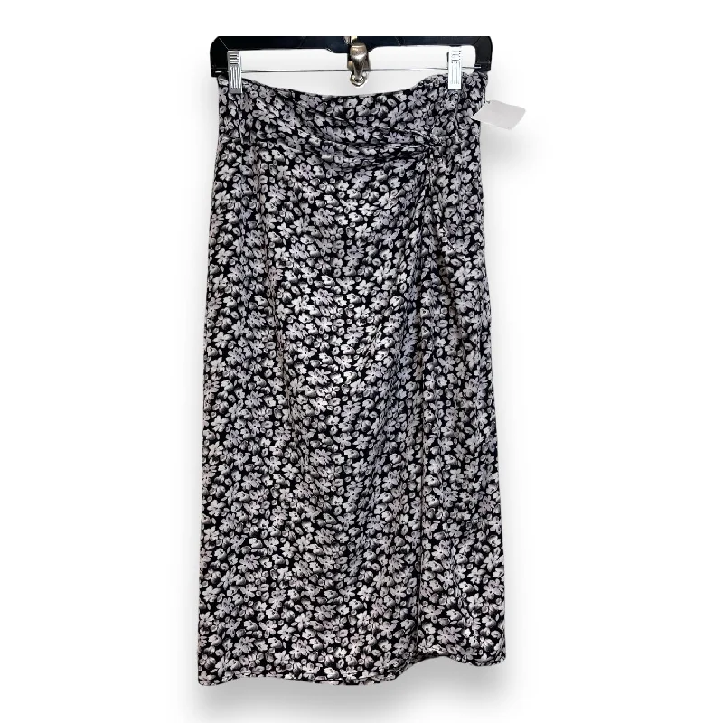 women's everyday casual skirtsSkirt Midi By Abercrombie And Fitch In Floral Print, Size: M