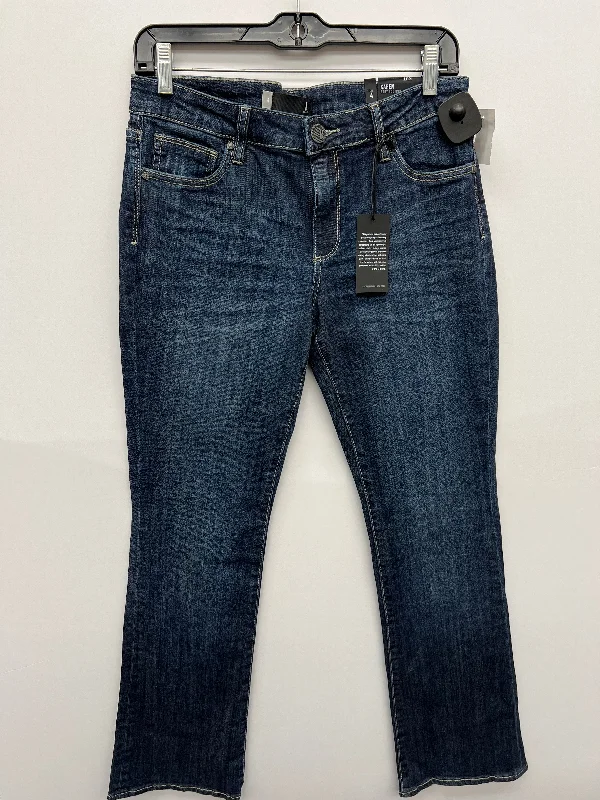 women's denim jeans with patchesJeans Boot Cut By Kut  Size: 4