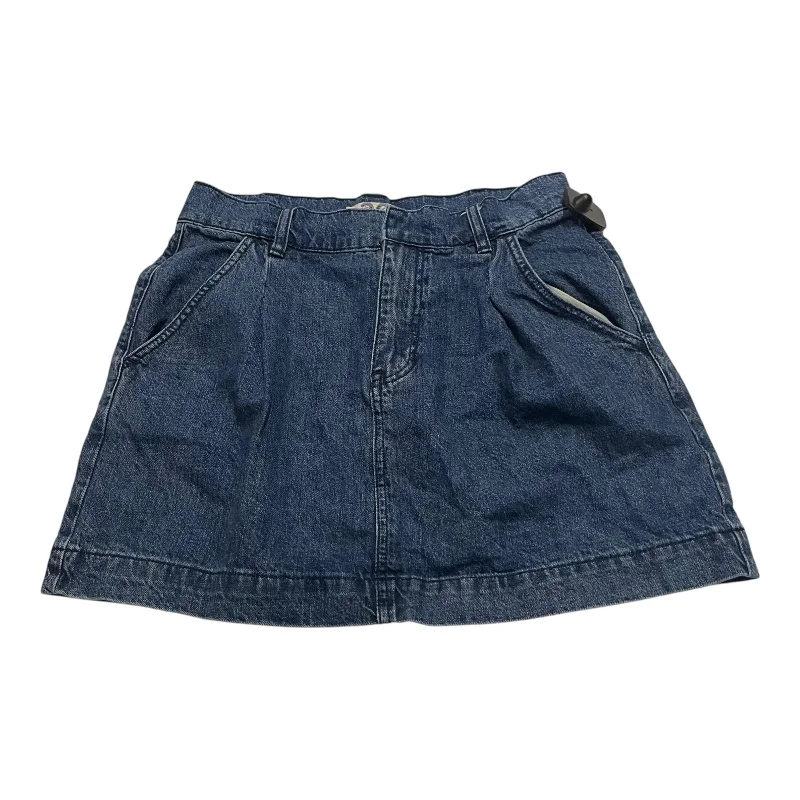 women's silk skirtsSkirt Mini & Short By We The Free In Blue Denim, Size: 8