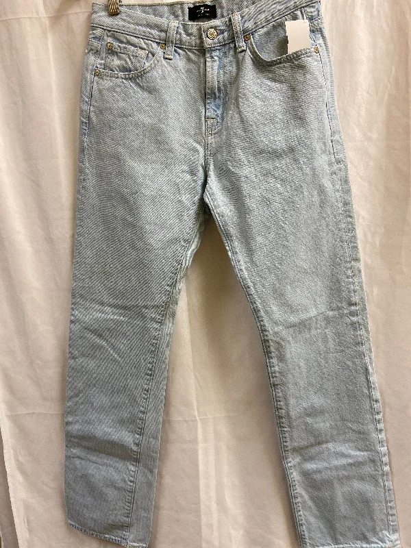 women's skinny denim jeansJeans Designer By 7 For All Mankind  Size: 2