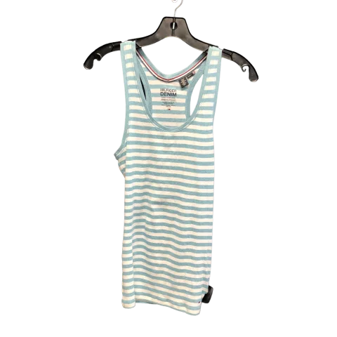 colorful women's T-shirtsStriped Pattern Top Short Sleeve Tommy Hilfiger, Size L