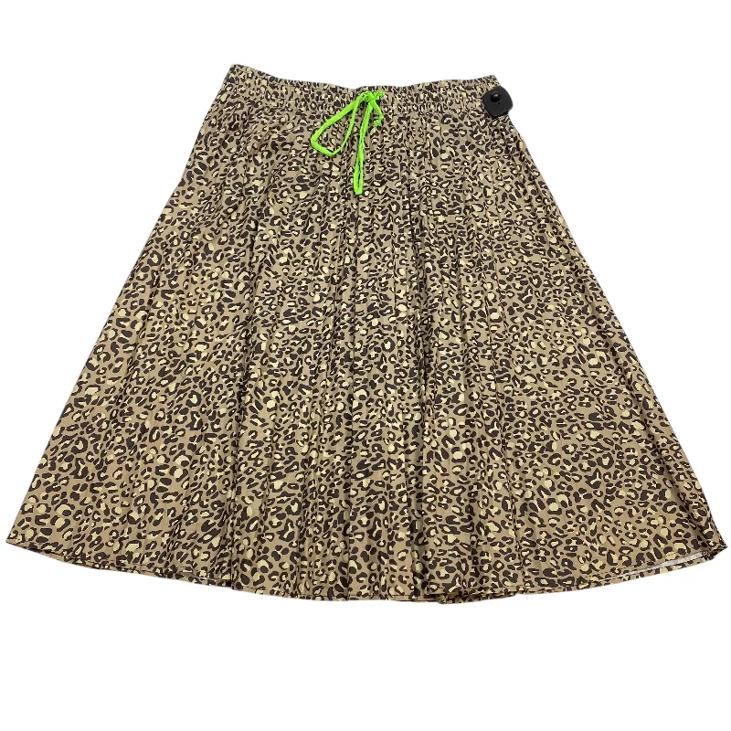 women's wrap skirtsSkirt Midi By Wild Fable In Animal Print, Size: Xl