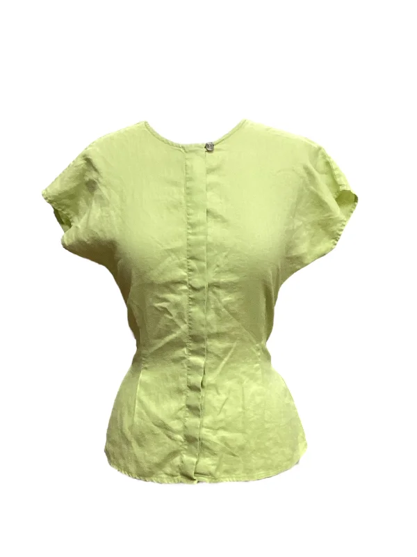 vibrant women's T-shirtsGreen Top Short Sleeve Ann Taylor, Size 4