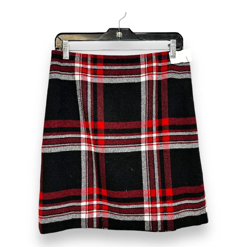 women's button-down high-slit skirts for weddingsSkirt Mini & Short By Talbots O In Plaid, Size: 6petite