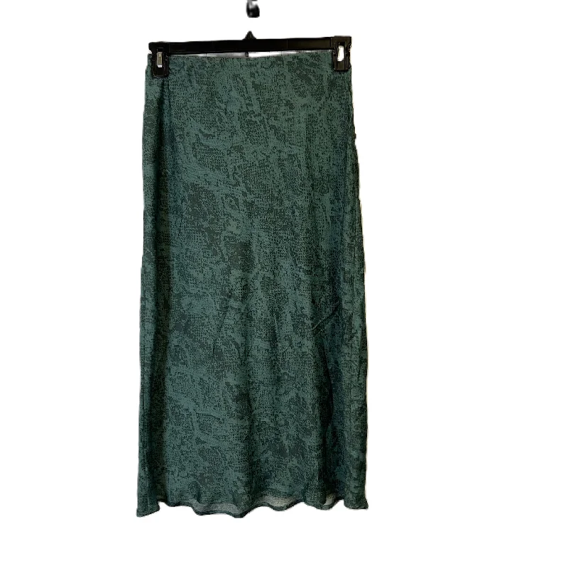 women's casual skirtsSkirt Midi By A New Day In Green, Size: S