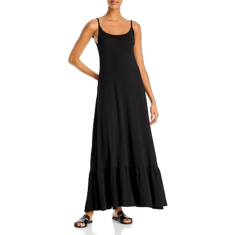 women's tall dressesWomens Cotton Gathered Maxi Dress