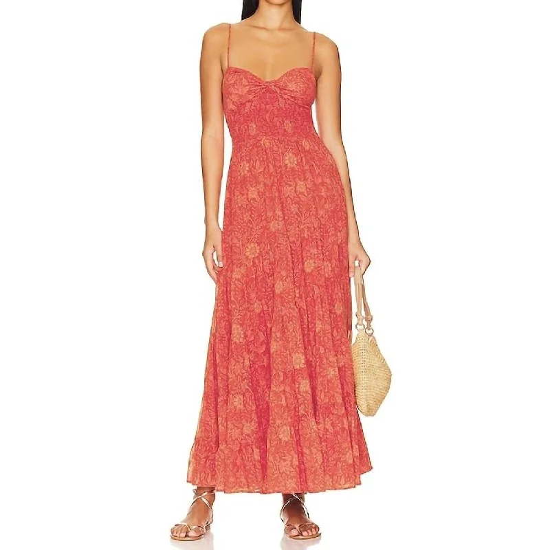 women's affordable dressesSundrenched Printed Maxi Dress