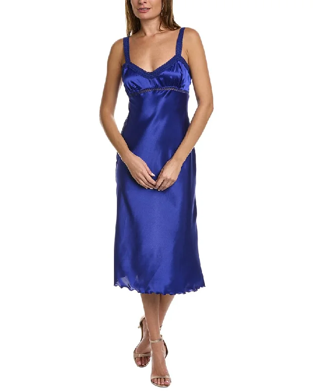 women's minimalist dressesBebe Satin Midi Dress