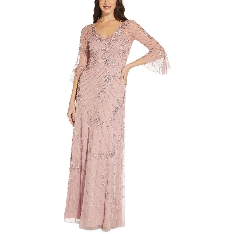 women's cocktail dressesWomens Beaded Maxi Evening Dress