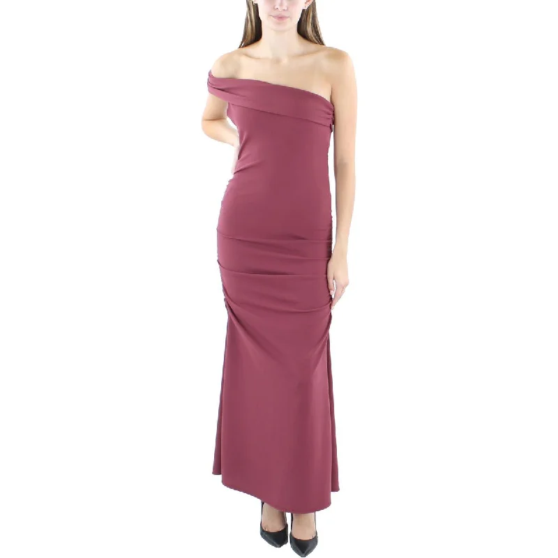 women's easy-to-wear dressesWomens Ruched Textured Maxi Dress