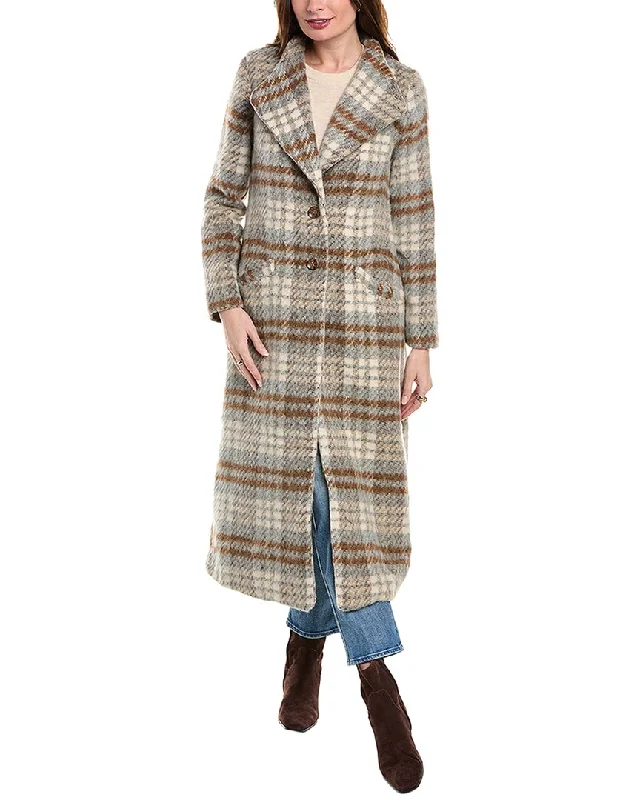 women's coats with fur collarsHutch Mooney Wool-Blend Coat