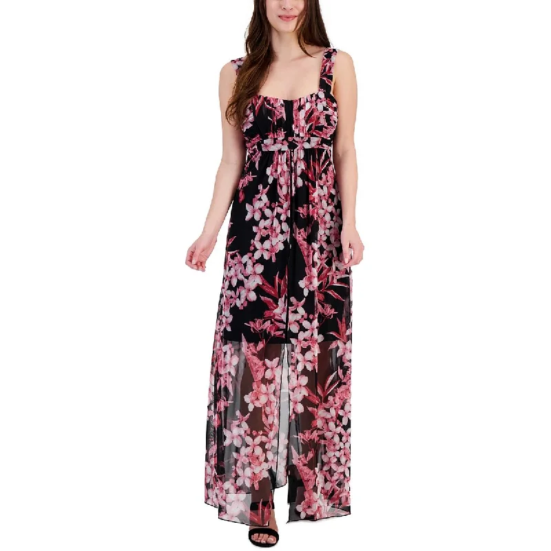 women's neon dressesWomens Floral Long Maxi Dress