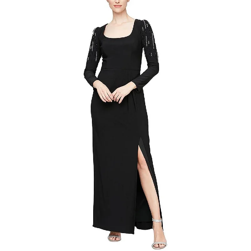 women's club dressesWomens Full Length Embellished Maxi Dress