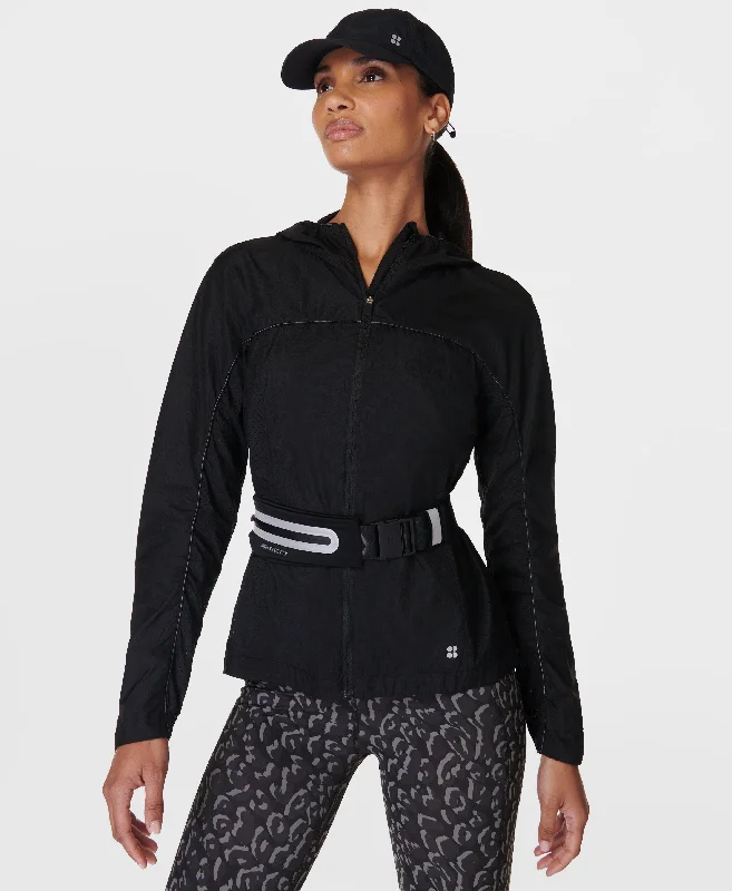 women's coats that offer both functionality and fashion-forward flairAero Lightweight Running Shell Sb9837 Black