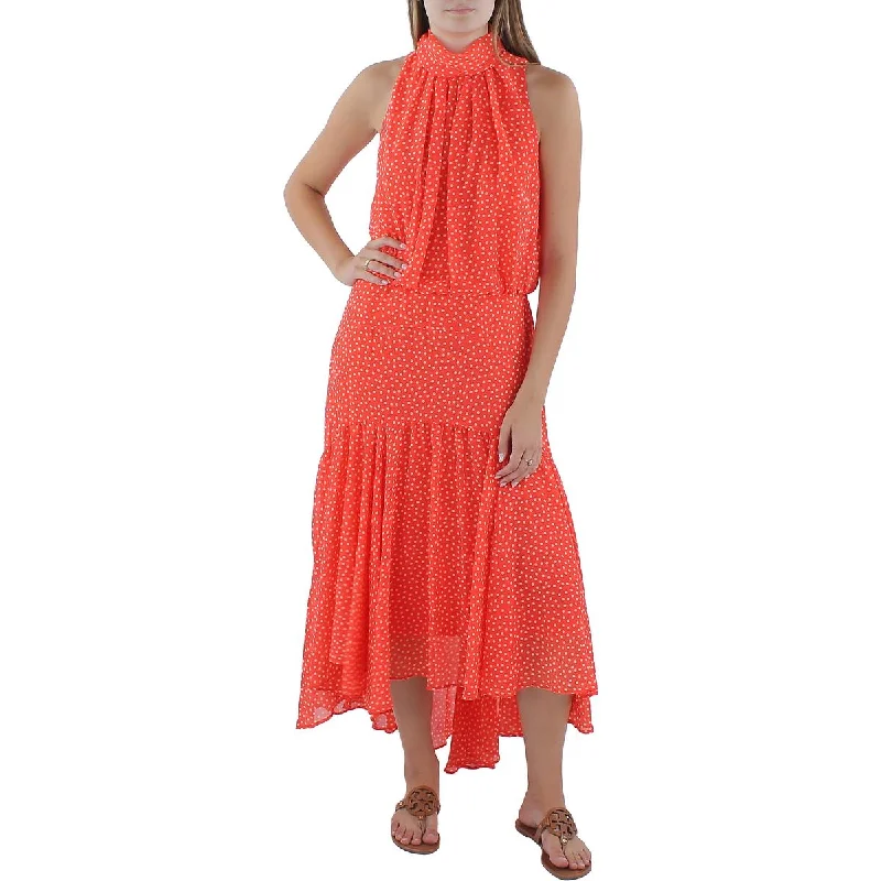 women's halter dressesWomens Blouson Maxi Dress