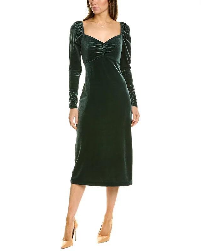 women's work dressesBoden Velvet Jersey Midi Dress