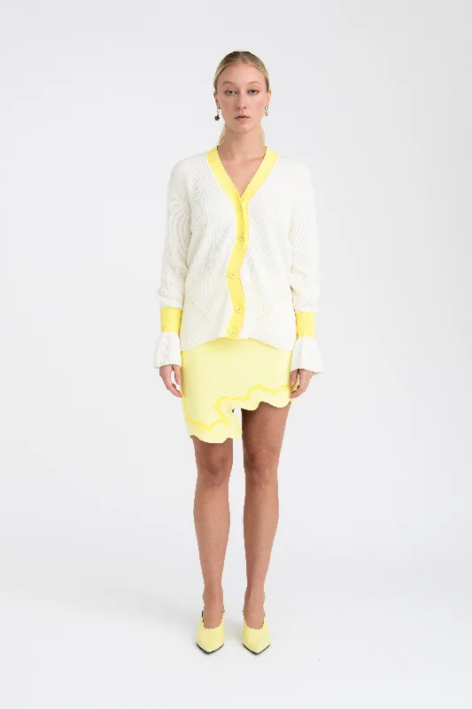 AMY CASHMERE COTTON OVERSIZED CARDIGAN