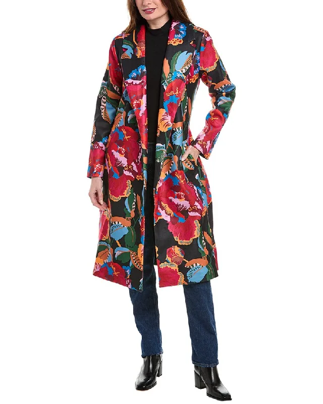 women's coats with geometric patternsHutch Kat Coat