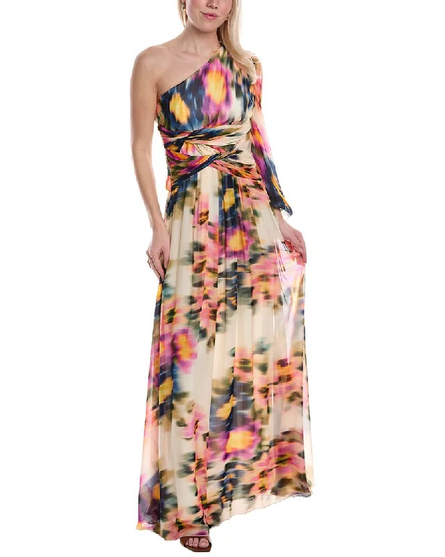 women's travel dressesCarla Ruiz One-Shoulder Maxi Dress