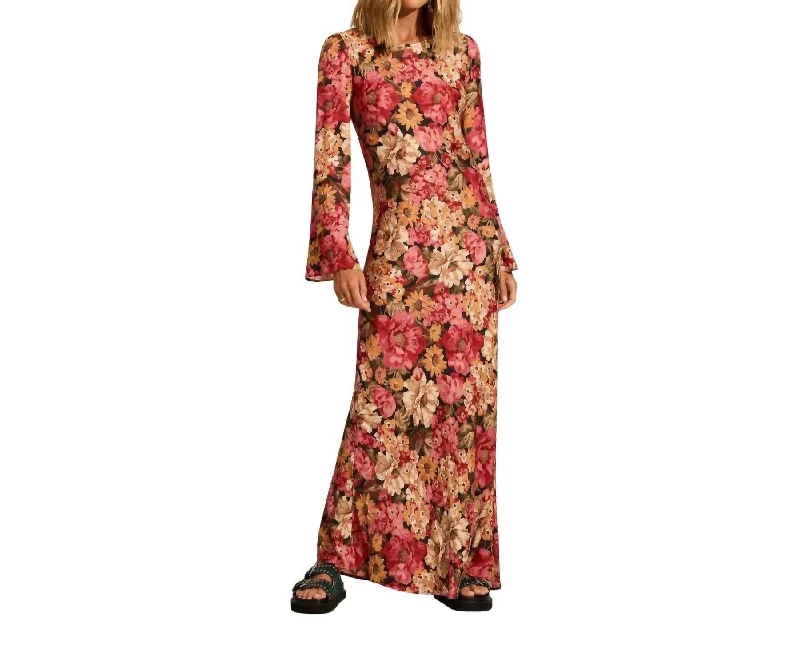 women's sustainable dressesKalea Maxi Dress In Esther Floral