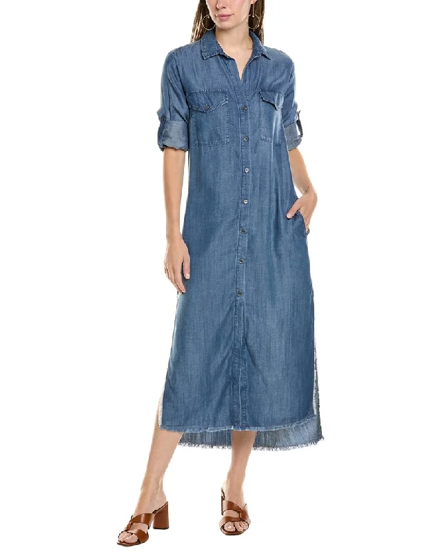 women's stretchy dressesBella Dahl Maxi Shirtdress