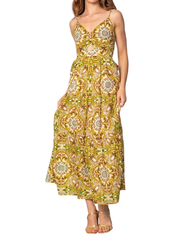 women's beach dressesAurora Maxi Dress In Lime Green Multi